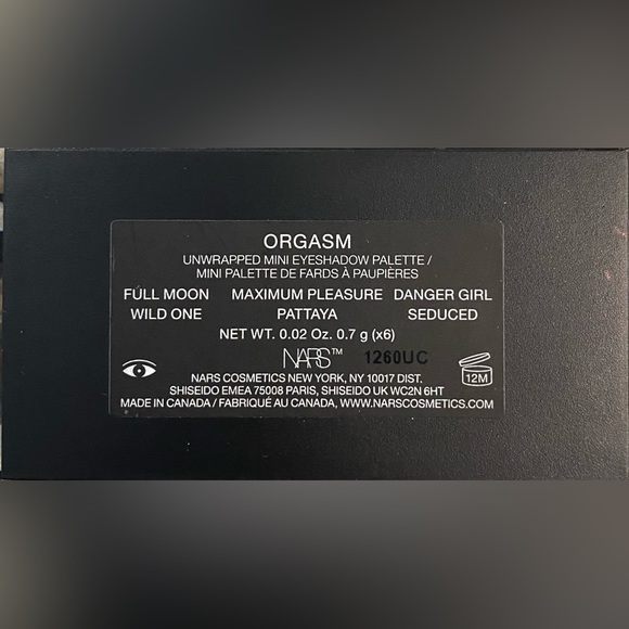 NARS Eyeshadow Palette Orgasm Mini Limited Edition - Picture 9 of 12